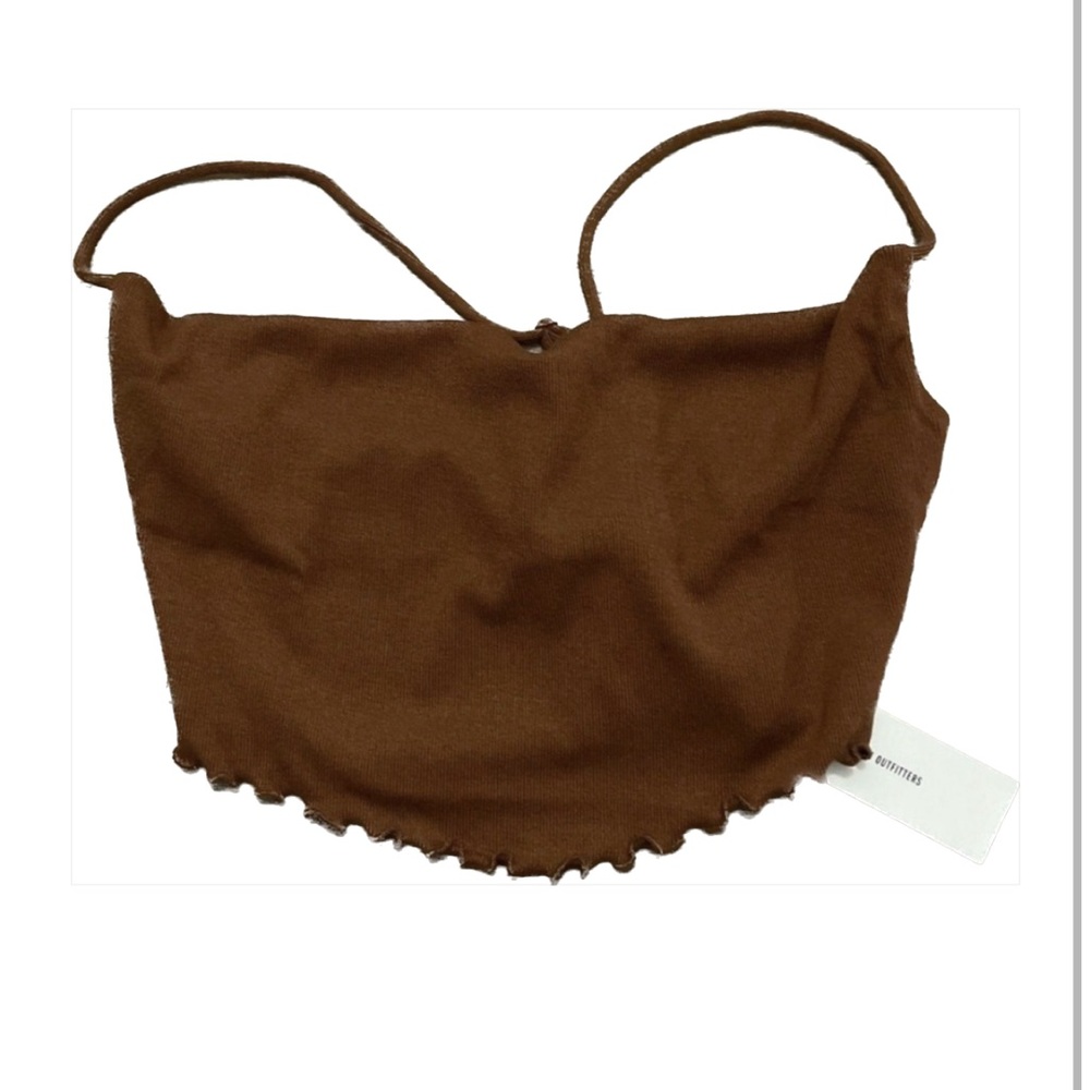 Urban Outfitters Brown Cami Crop Top